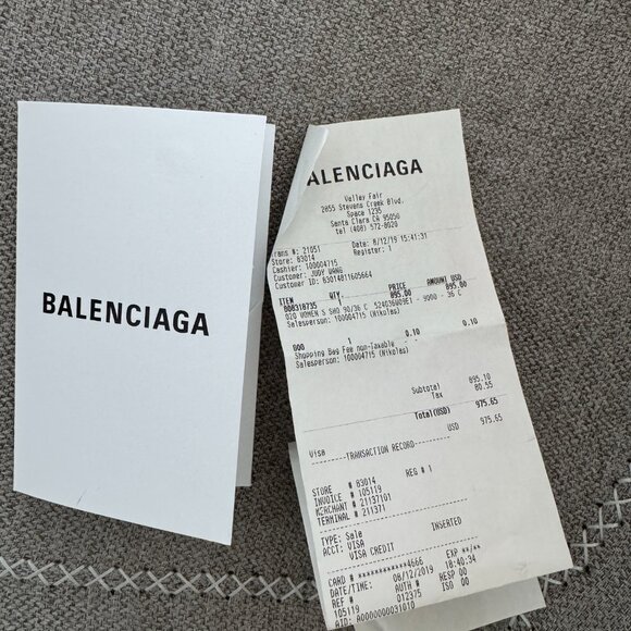 100% auth only worn a few times Balenciaga triple S with receipt - Picture 9 of 10